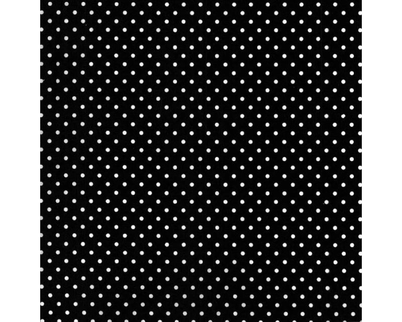 Navy Pin Spots Polycotton Children Fabric Sold By Half A Metre