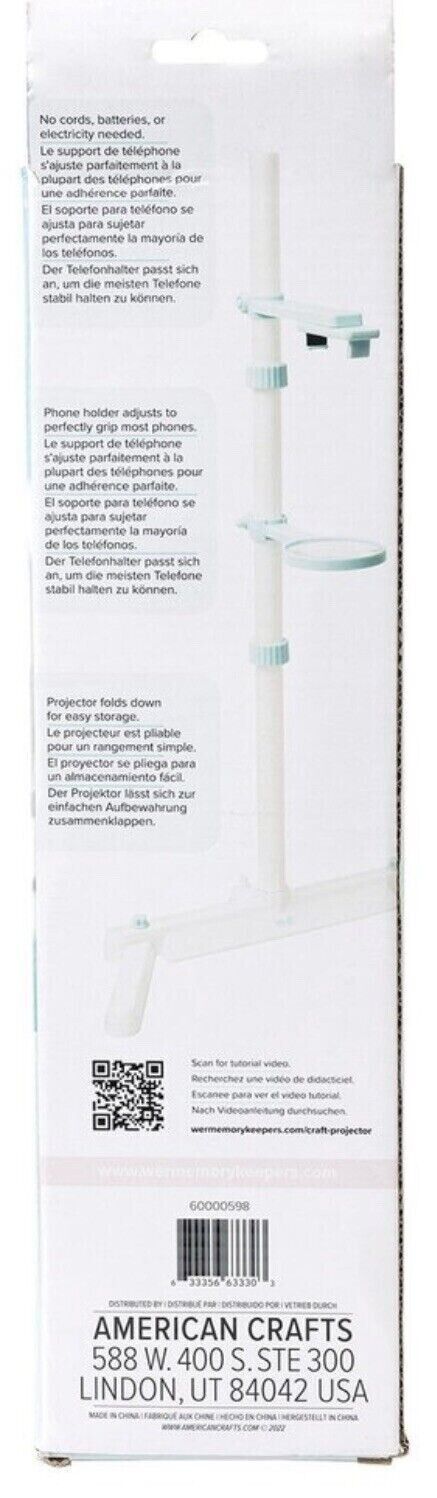 NEW Craft Projector American Crafts We R Memory Keepers Basic Tools Adjustable