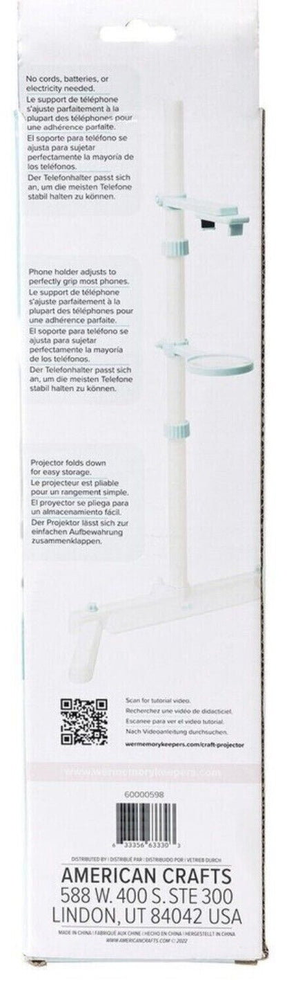 NEW Craft Projector American Crafts We R Memory Keepers Basic Tools Adjustable