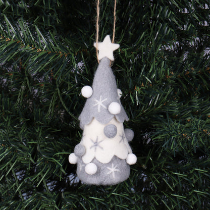 Nordic Tree Needle Felting Crafting Kit Cute Decorations Toys Beginner Friendly