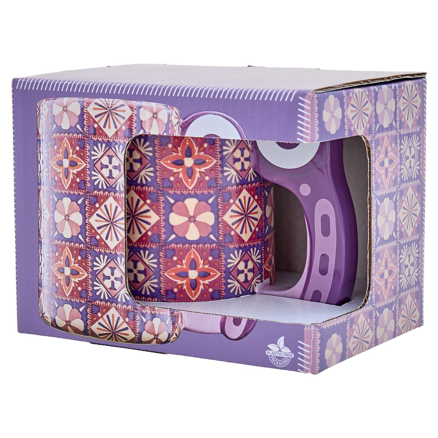Novelty Rotary Cutter Mug - 400ml Ceramic - Gift for Quilters & Sewing Enthusiasts - Home - Crafts