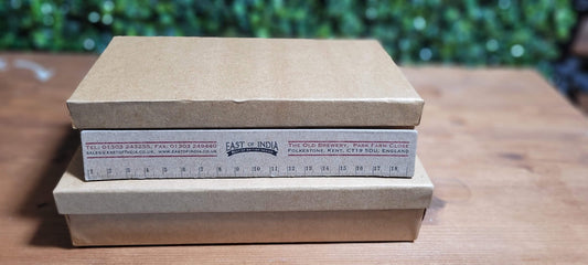 Paper Mache Set Of 2 Cardboard Storage Boxes Pencil Case Rectangular - Home - Crafts