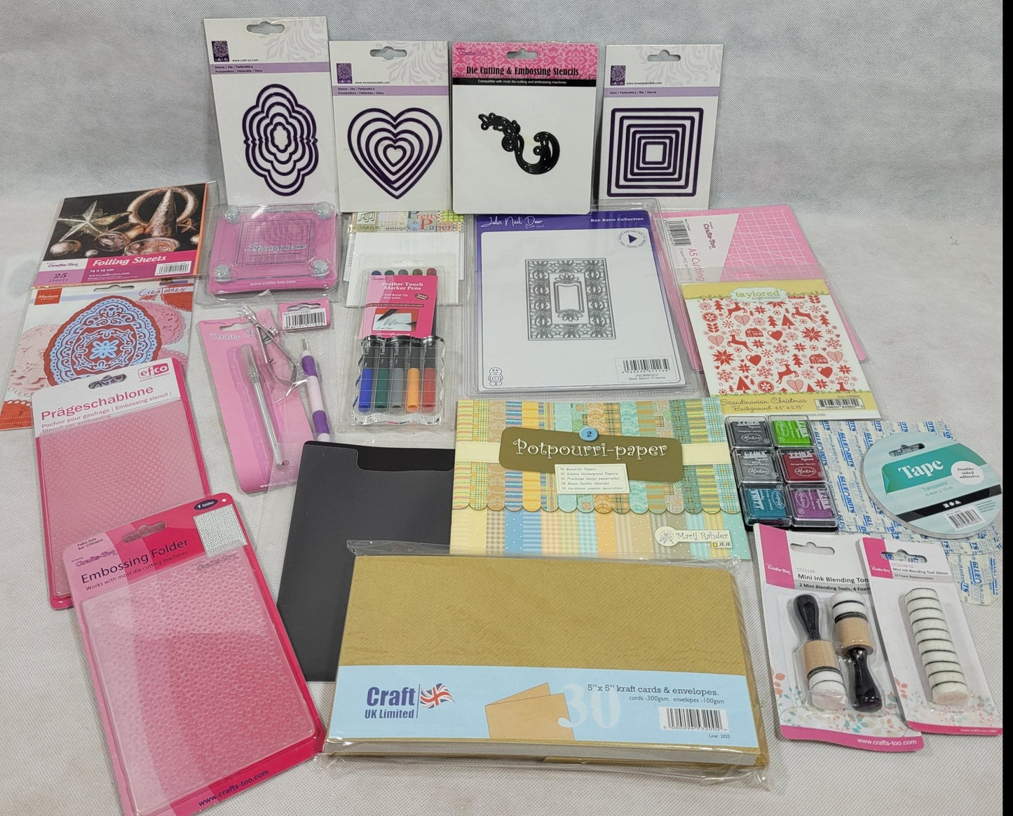 Papercraft Bundle Half Price! 50 Items Surprise Bundle Worth Over £100 - £49.99