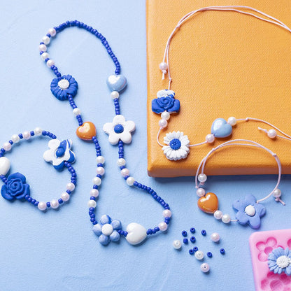 Pastel Wax Beads for Jewellery Making – Easy to Thread & Fun for Kids & Adults