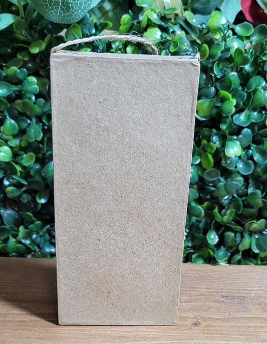 Plaque Sign Paper Mache Rectangular To Decorate Personalise 14 x 6.5 x 1.4 cm - Home - Crafts