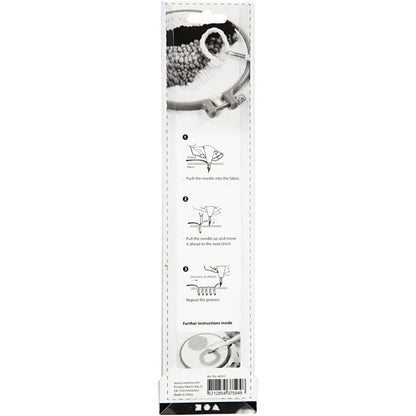 Portable Punch Needle L: 19 cm Strong Yarn Embroidery Work Sewing Ida Fabric 1Pc