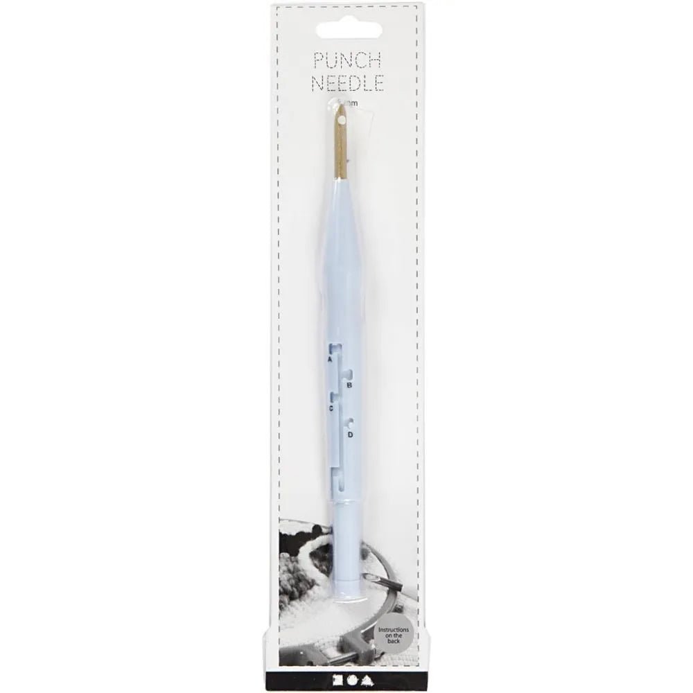 Portable Punch Needle L: 19 cm Strong Yarn Embroidery Work Sewing Ida Fabric 1Pc