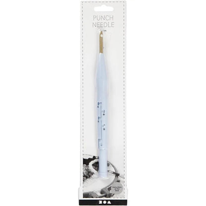 Portable Punch Needle L: 19 cm Strong Yarn Embroidery Work Sewing Ida Fabric 1Pc