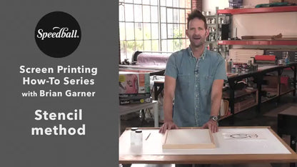 Speedball Paper Stencil Beginner Screen Printing Kit - All Materials & Full Instructions.
