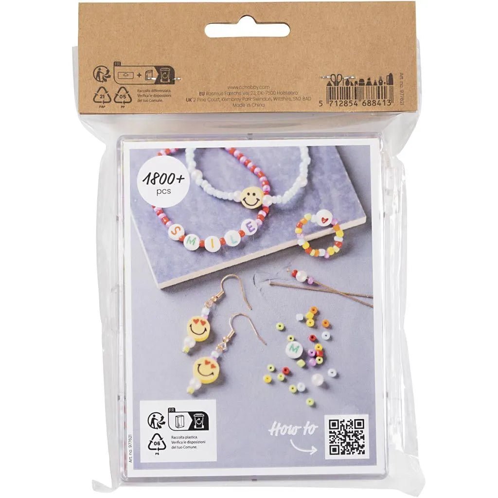Rainbow Colour Beads & Accessories – Make Personalized Bracelets, Necklaces & Earrings