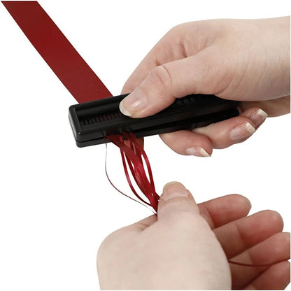Ribbon Curling Splitting Tool 9cm Gift Wrapping Florist Craft Double Blade Easy