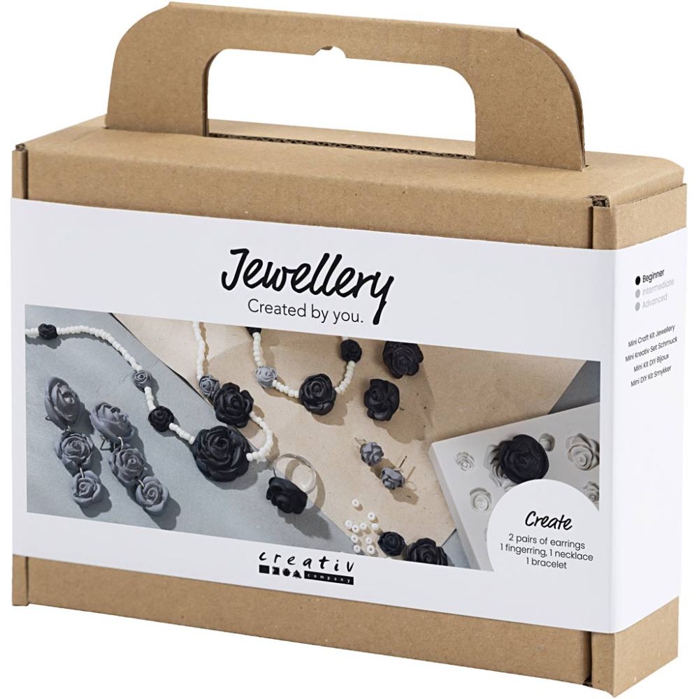 Rose Jewellery Making Kit - Create Matching Earrings, Necklace, Bracelet & Ring - Home - Crafts