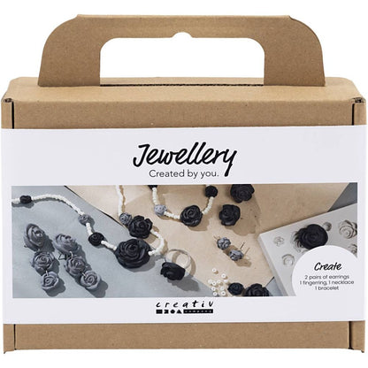 Rose Jewellery Making Kit - Create Matching Earrings, Necklace, Bracelet & Ring - Home - Crafts