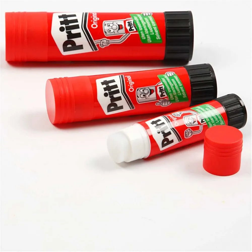 Round Glue Stick Airtight Cap Strong Flexible Gluing for Photos Card Paper Craft