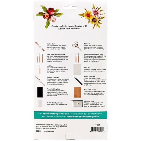 Spellbinders 15-Piece Susan's Garden Ultimate Florist Tool Kit