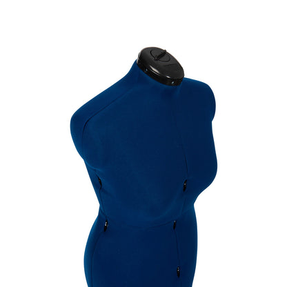 Sew Deluxe Large Dress Form - Adjustable Mannequin with Blue Fabric & Tripod Stand - Home - Crafts