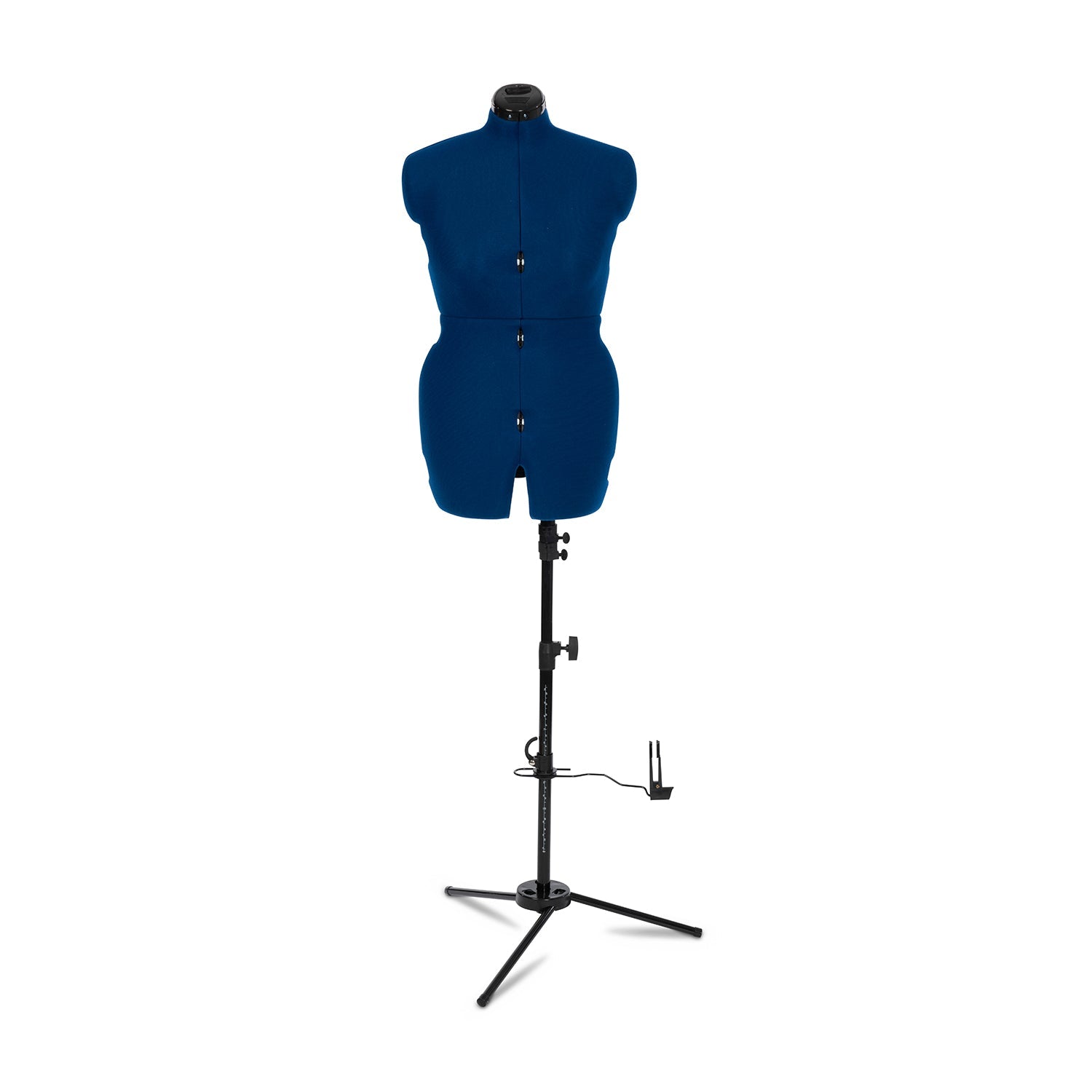 Sew Deluxe Large Dress Form - Adjustable Mannequin with Blue Fabric & Tripod Stand - Home - Crafts