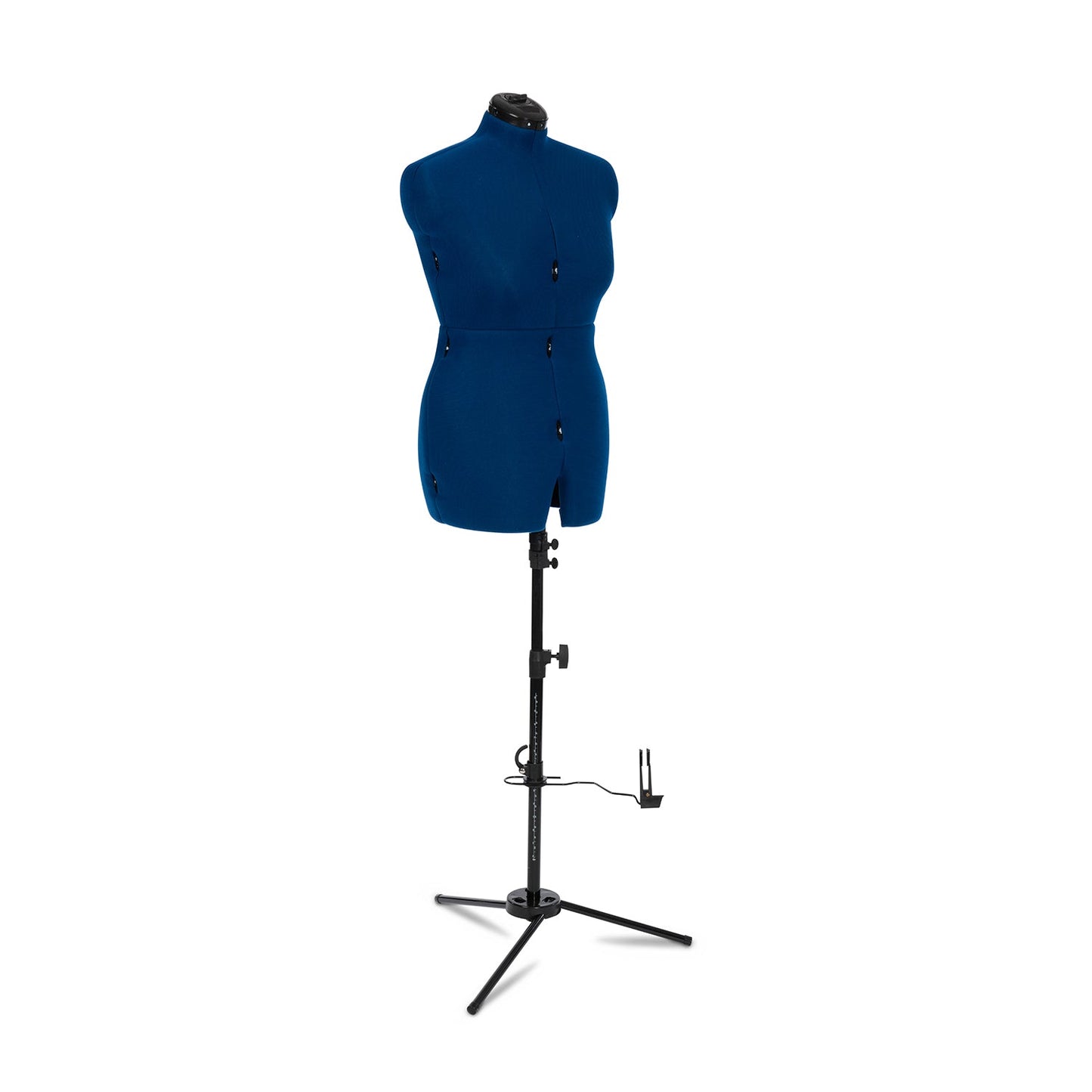 Sew Deluxe Large Dress Form - Adjustable Mannequin with Blue Fabric & Tripod Stand - Home - Crafts