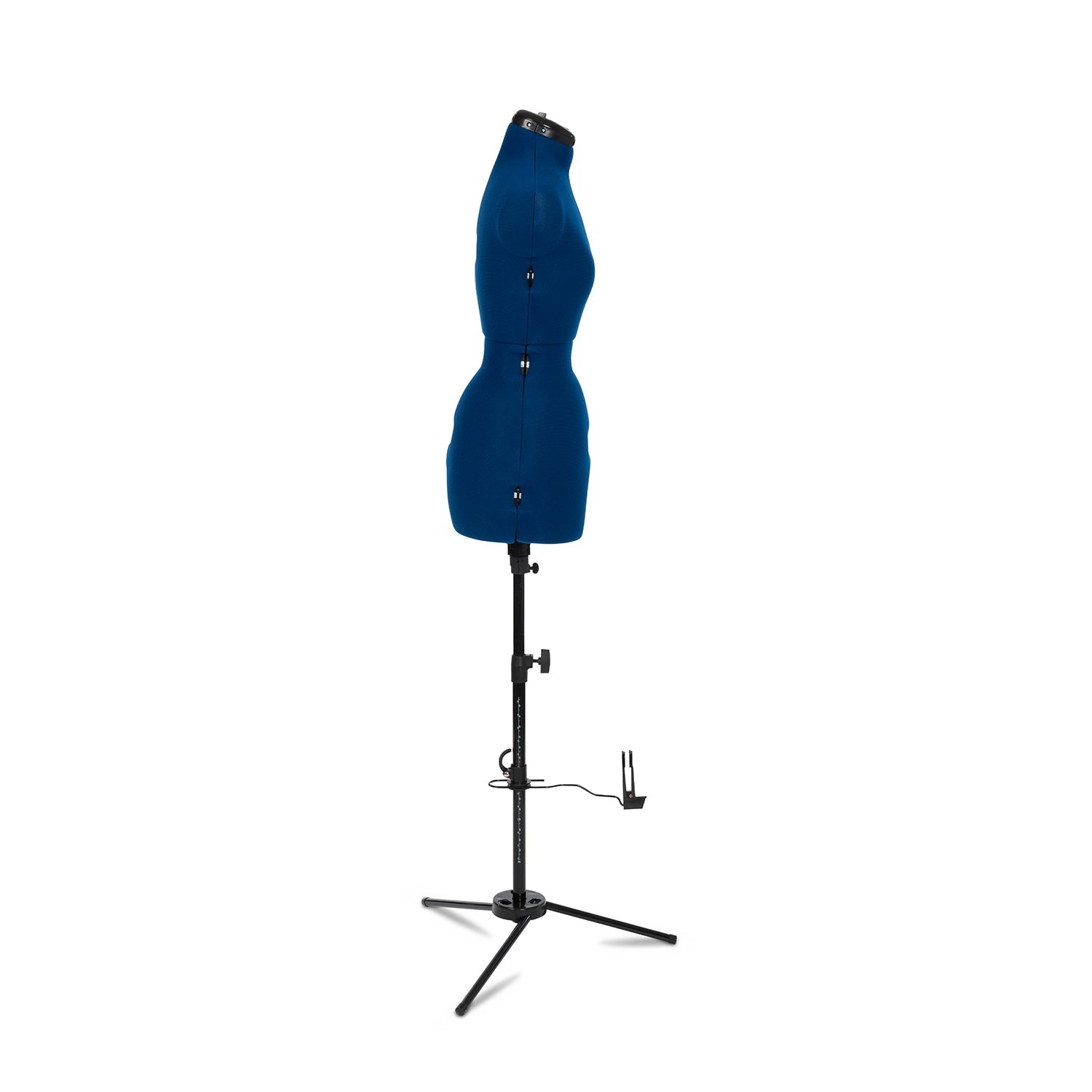 Sew Deluxe Small Dress Form - Adjustable Mannequin with Blue Fabric & Tripod Stand - Home - Crafts