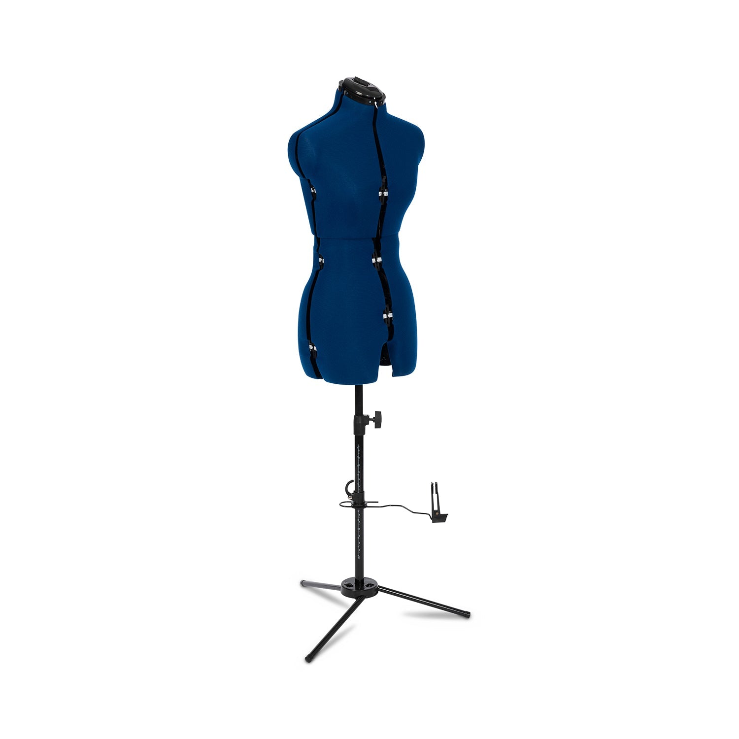 Sew Deluxe Small Dress Form - Adjustable Mannequin with Blue Fabric & Tripod Stand - Home - Crafts