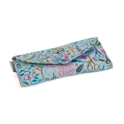 Sewing Scissors Sewing Kit - Scalloped Fold - Over Case with Zip Compartment - Home - Crafts