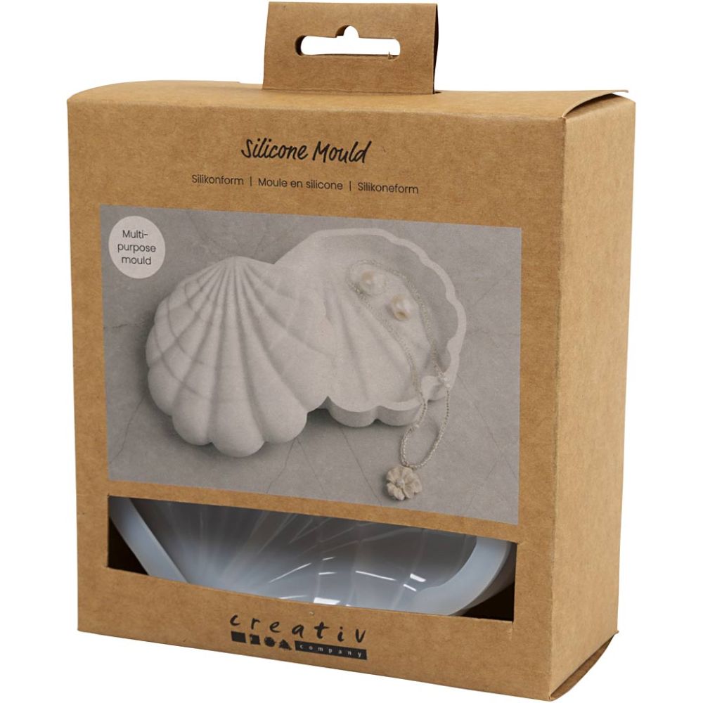 Silicone Mould - Mussel Shell Shape for Resin Casting - 13.2cm - Home - Crafts