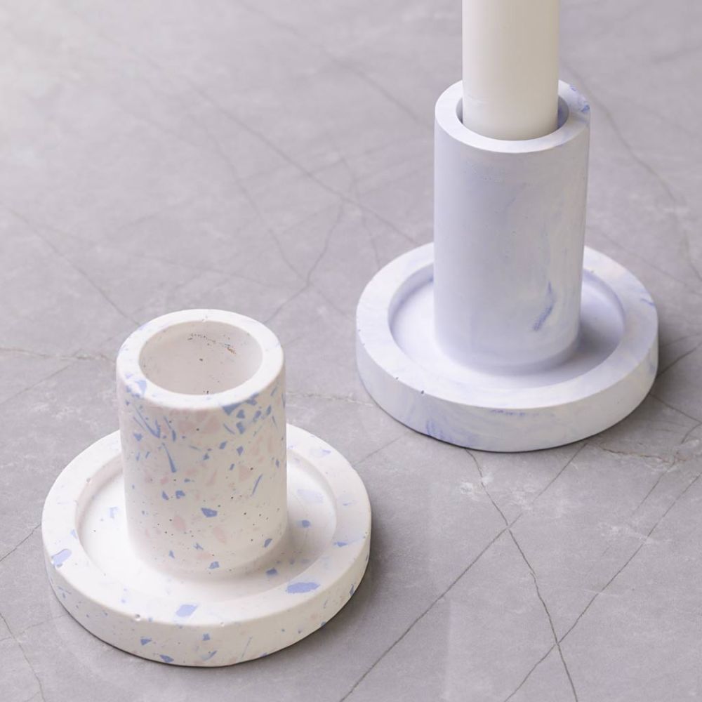 Silicone Mould Set - Candle Light Holders - 2 Sizes - For Resin Casting - 7.3cm - Home - Crafts