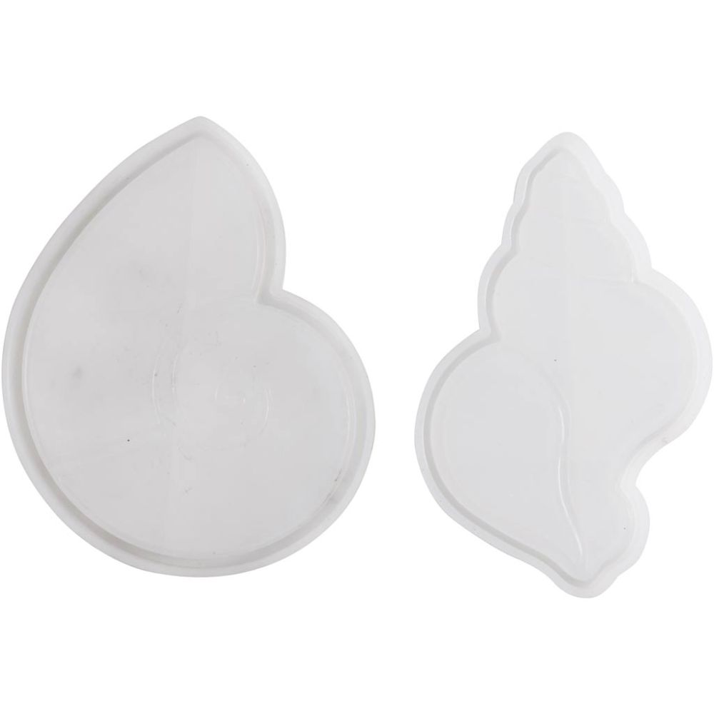 Silicone Mould Set - Conch Shell - 2 Pack - For Resin Casting - 12cm - Home - Crafts