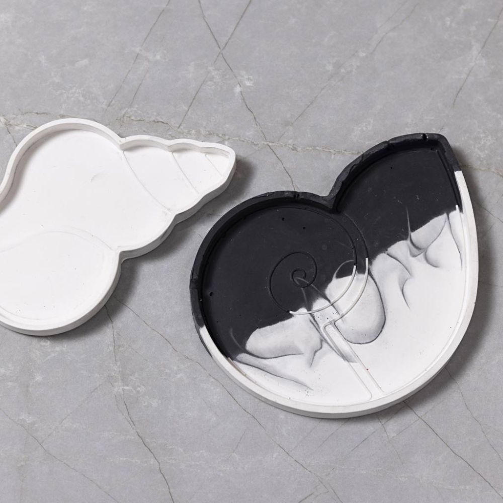 Silicone Mould Set - Conch Shell - 2 Pack - For Resin Casting - 12cm - Home - Crafts