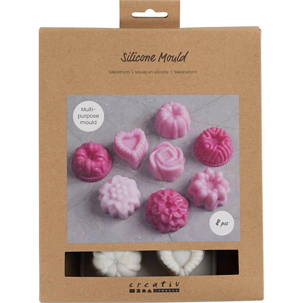 Silicone Mould - Small Cakes Shape - 25ml - For Soap, Resin, Concrete & Plaster - Home - Crafts