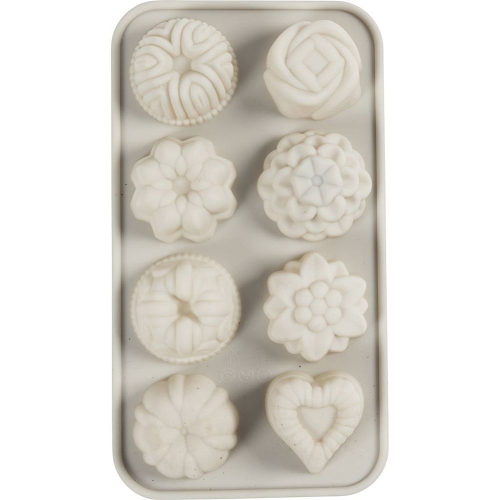 Silicone Mould - Small Cakes Shape - 25ml - For Soap, Resin, Concrete & Plaster - Home - Crafts