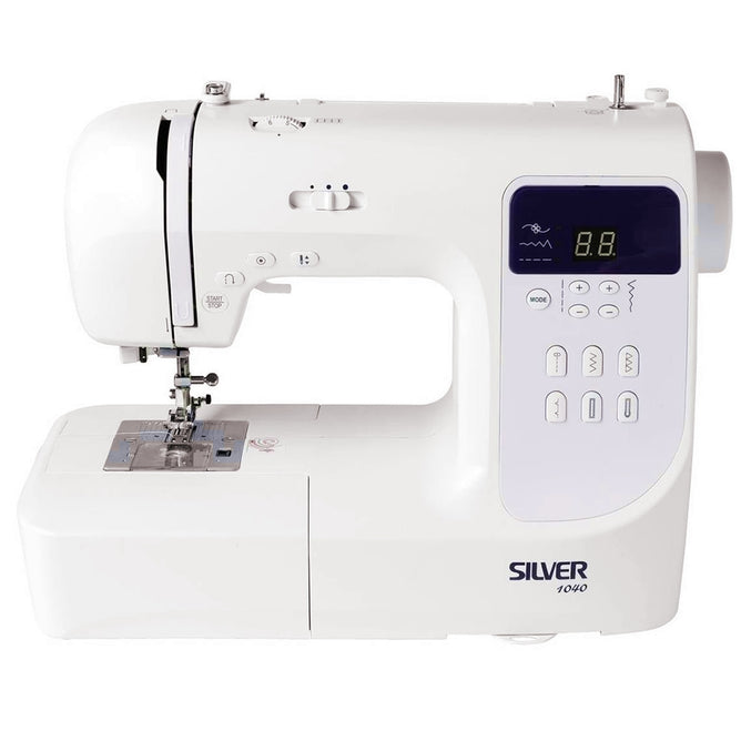 Silver Viscount 1040 Sewing Machine Computerized - 80 stitches - 70 5 x 1 step buttonhole