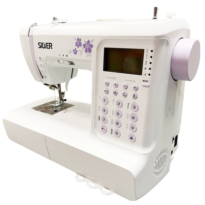 Silver Viscount 404 Sewing Machine Computerised - 400+ stitches - 5 Alphabets - 4 Memory banks