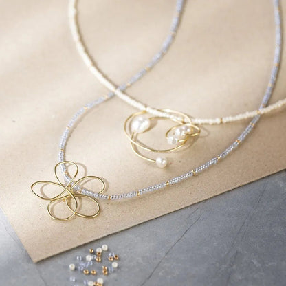 Silver-Plated Jewellery Starter Kit – Make Personalized Bracelets Necklaces Earrings