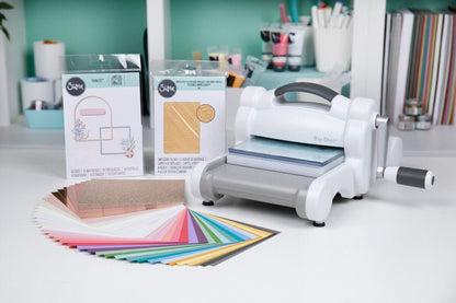 Sizzix Big Shot Embossing & Die - Cutting Machine Starter Kit - White & Grey - Home - Crafts