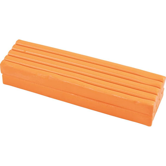Soft & Pliable Modelling Clay Non - Drying Oil - Based 500 g SALE - Orange - Home - Crafts