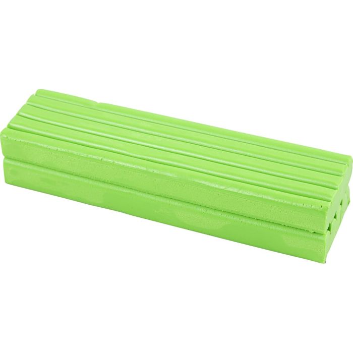 Soft & Pliable Modelling Clay Non - Drying Oil - Based - Neon Green - Home - Crafts