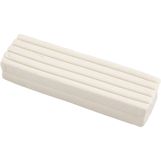 Soft & Pliable Modelling Clay Non - Drying Oil - Based - White - Home - Crafts