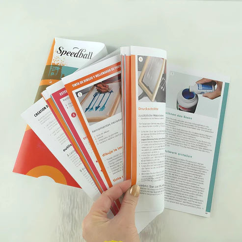 Speedball Paper Stencil Beginner Screen Printing Kit - All Materials & Full Instructions.