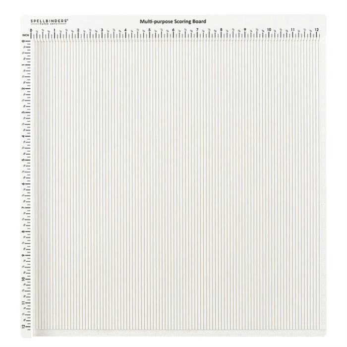 Spellbinders 12x12" Scoring Board with Tools - Precision Scoring Kit for Cardmaking Envelopes Boxes - Home-Crafts