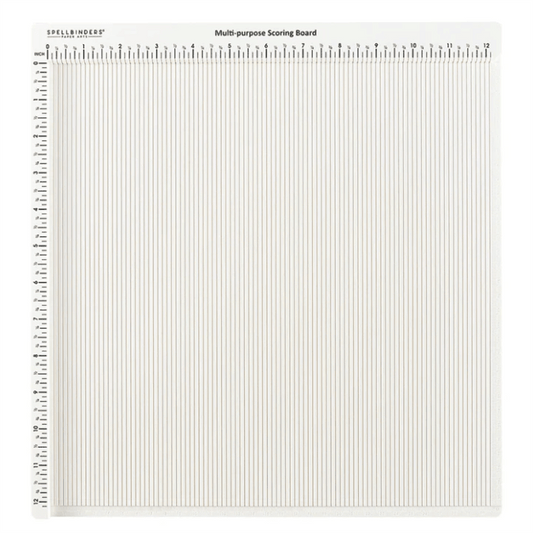 Spellbinders 12x12" Scoring Board with Tools - Precision Scoring Kit for Cardmaking Envelopes Boxes - Home-Crafts