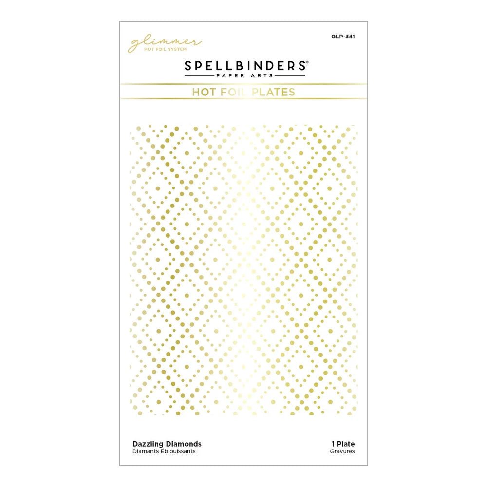 Spellbinders Dazzling Diamonds Glimmer Hot Foil Plate