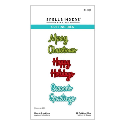 Spellbinders Dear Santa Die Bundle Envelope Floral Mix Merry Greetings - Home-Crafts