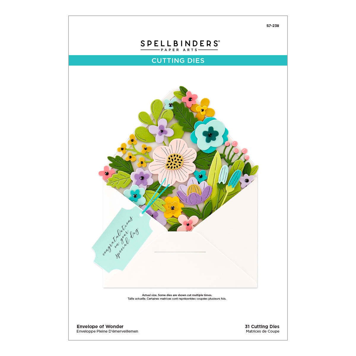 Spellbinders Envelope of Wonder Collection Etched Dies