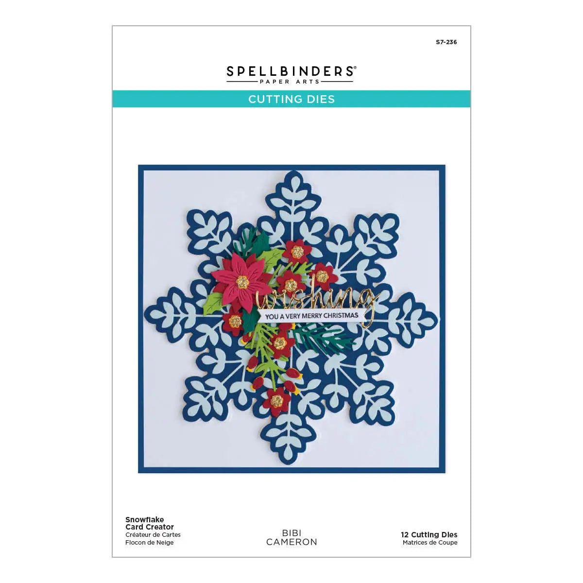 Spellbinders Etched Dies Bibi's Snowflake I Want It All Bundle by Bibi Cameron Includes Five Sets