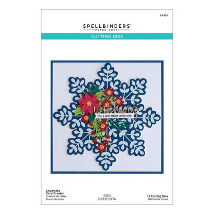 Spellbinders Etched Dies Bibi's Snowflake I Want It All Bundle by Bibi Cameron Includes Five Sets