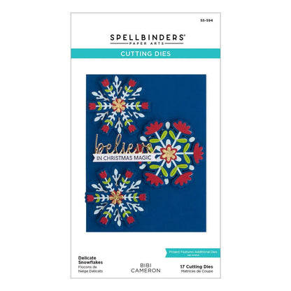 Spellbinders Etched Dies Bibi's Snowflake I Want It All Bundle by Bibi Cameron Includes Five Sets