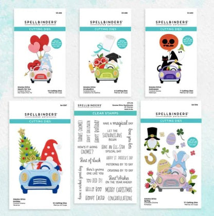 Spellbinders Etched Dies Gnome Drive I Want it All Bundle