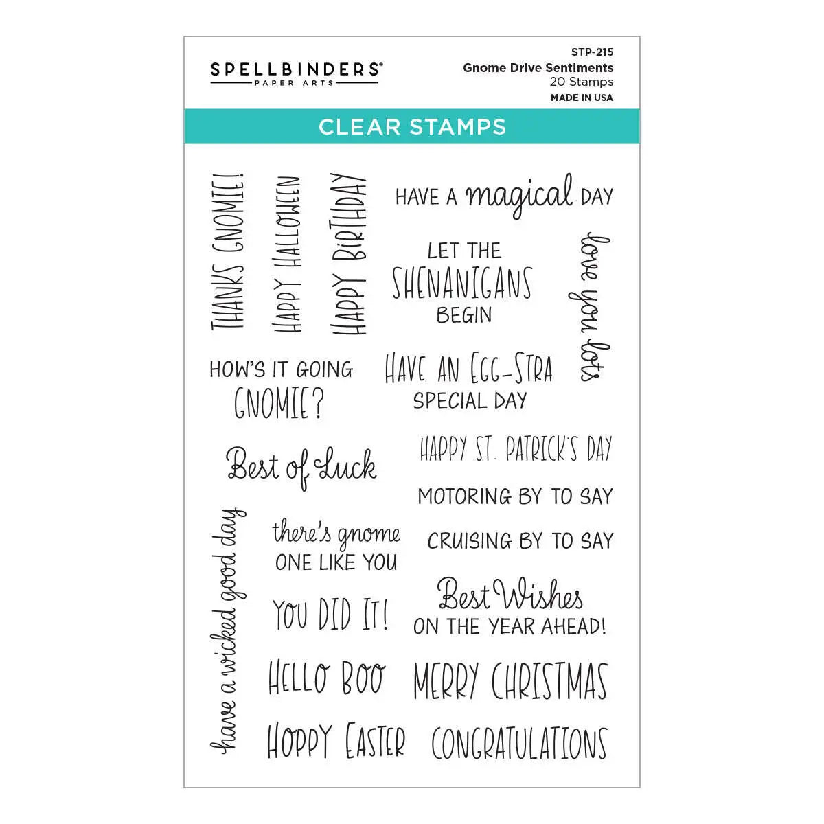 Spellbinders Etched Dies Gnome Drive I Want it All Bundle