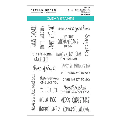Spellbinders Etched Dies Gnome Drive I Want it All Bundle